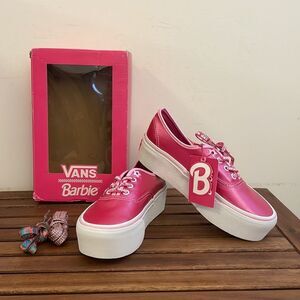 Vans Barbie Authentic Stackform Skate Shoes Women 6